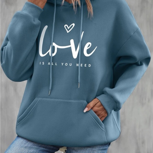 New graphic print hoodie sweatshirt - Picture 6 of 6